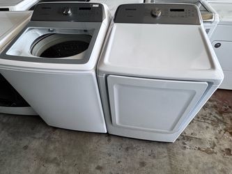 Samsung washer top loader 5.0 cu.ft and dryer 7.4 cu.ft