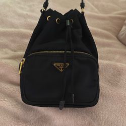 Prada Leather bucket Bag 