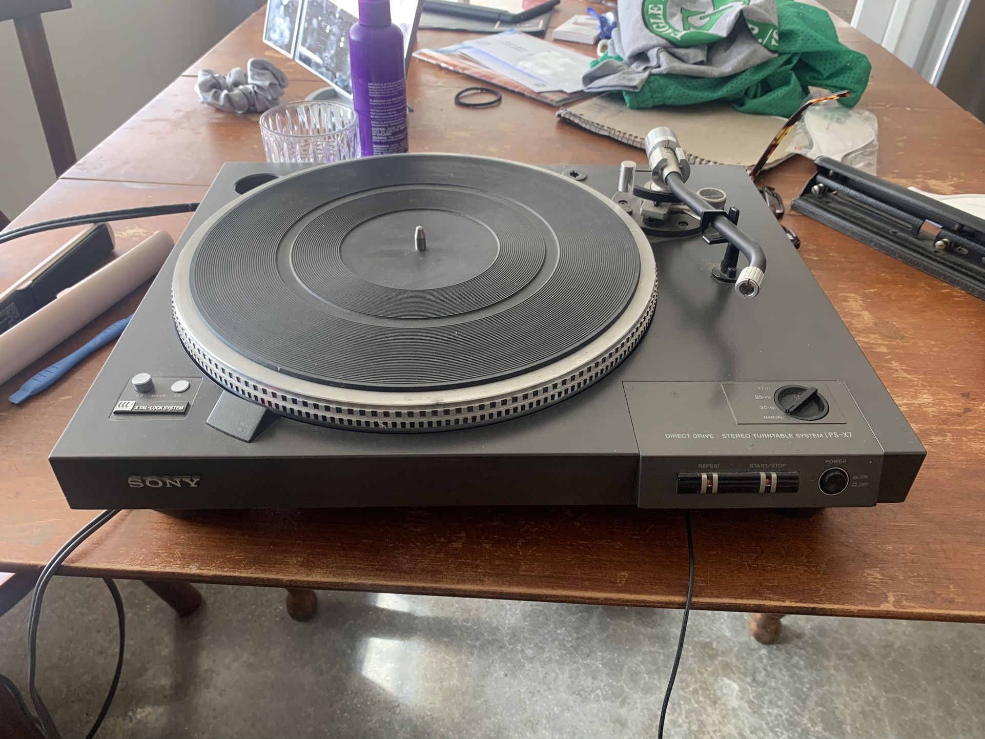 Sony Ps-X7 Vintage Turntable