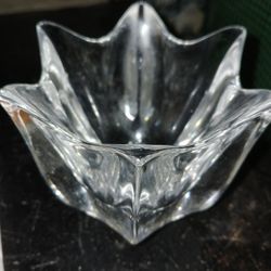 Orrefors  Sweden crystal tulip bowl.