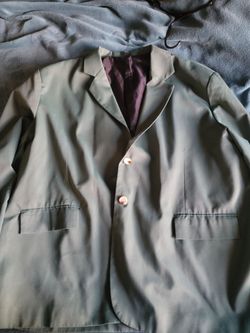 Mens Green Suit