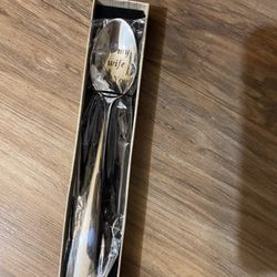 Engraved I Love You Wife Spoon 