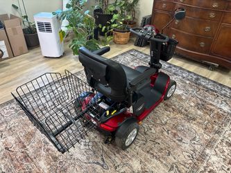 Pride Mobility 4-Wheel Electric Scooter Red