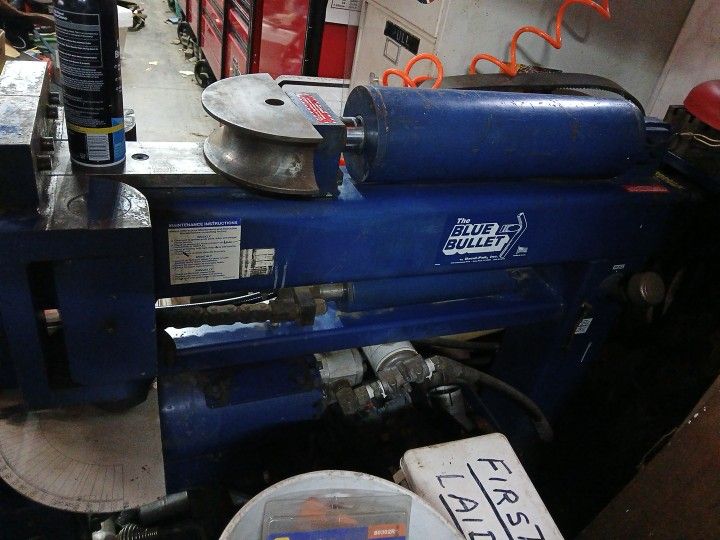 Blue Bullet Pipe Bender.