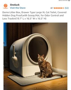NEW in box, Cat litter box, not electric FIRM