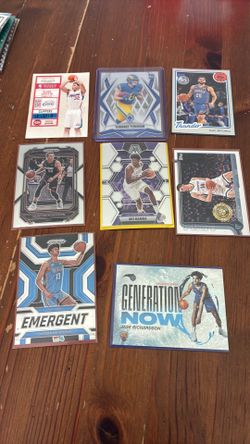 NFL and NBA cards, rookies, prizms, and more!