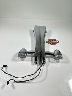 04-06 Harley Sportster 833/1200  Rear Fender Struts Bracket & Signal OEM.OBO. SM9KBT0572