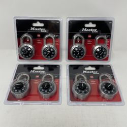 Master Lock 2-Pack Combination Locks 1500T