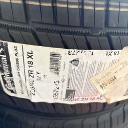 One Continental ExtremeContact DWS06 PLUS 225/40 ZR18 XL Tires