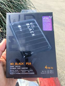 WD black P10 4TB HDD
