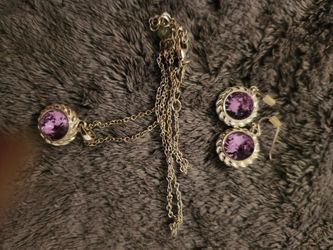 Necklace with earrings included