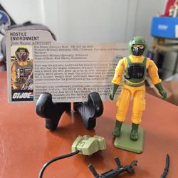 Original 3.75 " Gi Joe Hostile Environment Complete 