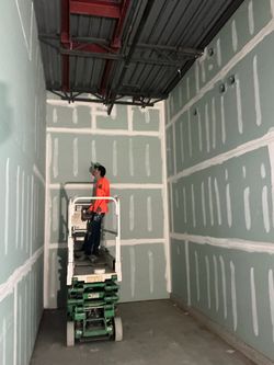 Metal frame and Drywall Installation