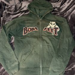 Boba Fett Disney Parks Star Wars Exclusive Mandalorian Hoodie Men's MEDIUM