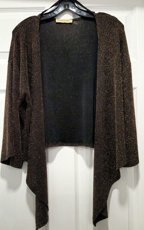 Vintage Tiffany & Grey Size L Cardigan And