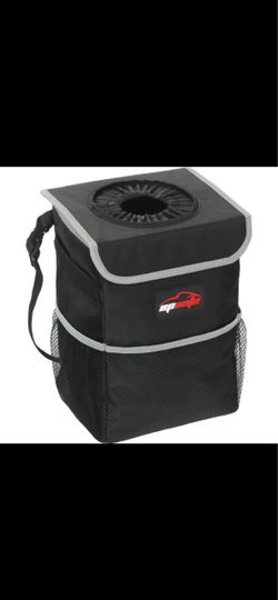 EPAuto Car Trash Bag with Storage Pockets – Black & Gray – $8
