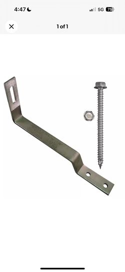 K2 Everest Solar Flat Tile Hook Footings 