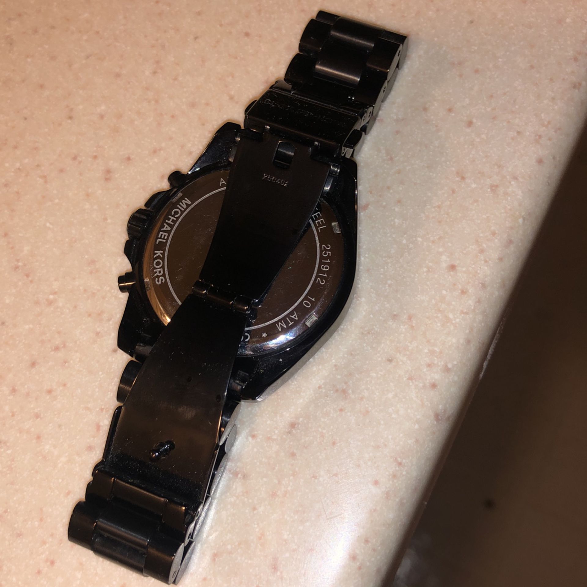 Marc by Marc Jacobs MBM2583 Mens All Black Rock Chronograph Watch for Sale  in Payson, AZ - OfferUp
