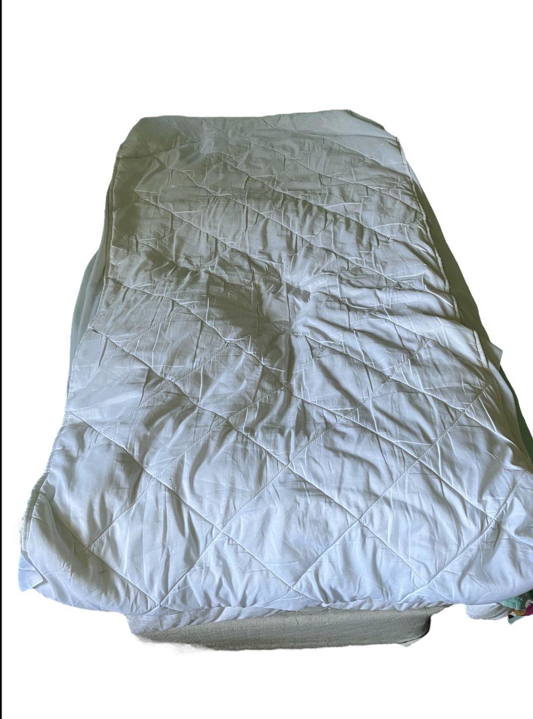 Twin Bed Padded Mattress Cover