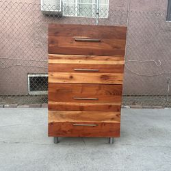 CB2 Crate And Barrel Tall Dresser Chest Of Drawers Cabinet 