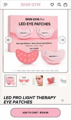 Skin gym PRO LED eye Patches