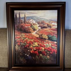 Roberto Lombardi  POPPY FIELD WALL HANGING