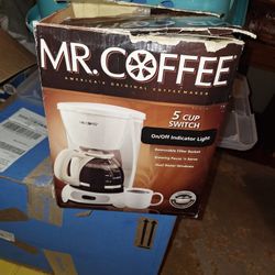 Mr. Coffee- 5 Cup (White) 