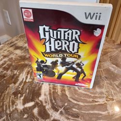 Nintendo Wii Guitar Hero World Tour 
