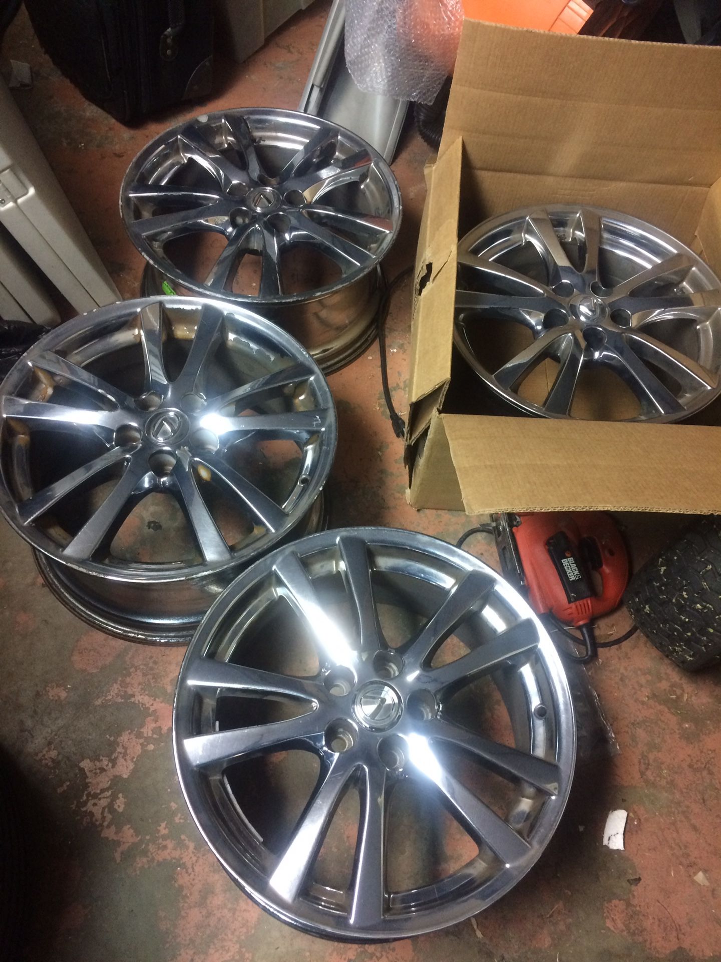 18 Inch Lexus IS 250 350 200T 300 Chrome Rims
