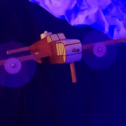 Made In 1994 WOODEN LARGE AIRPLANE B25