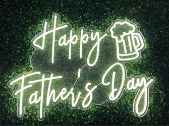 Father’s Day neon sign