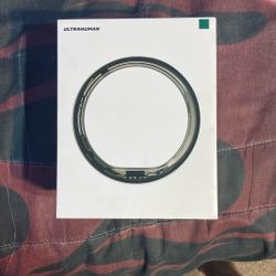 Ultra Human Air Smart Ring Size 13 Raw Titanium 