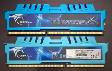 G.Skill Ripjaws X 16GB DDR3-1600 Kit (2x8GB) PC3-12800 8GX2!