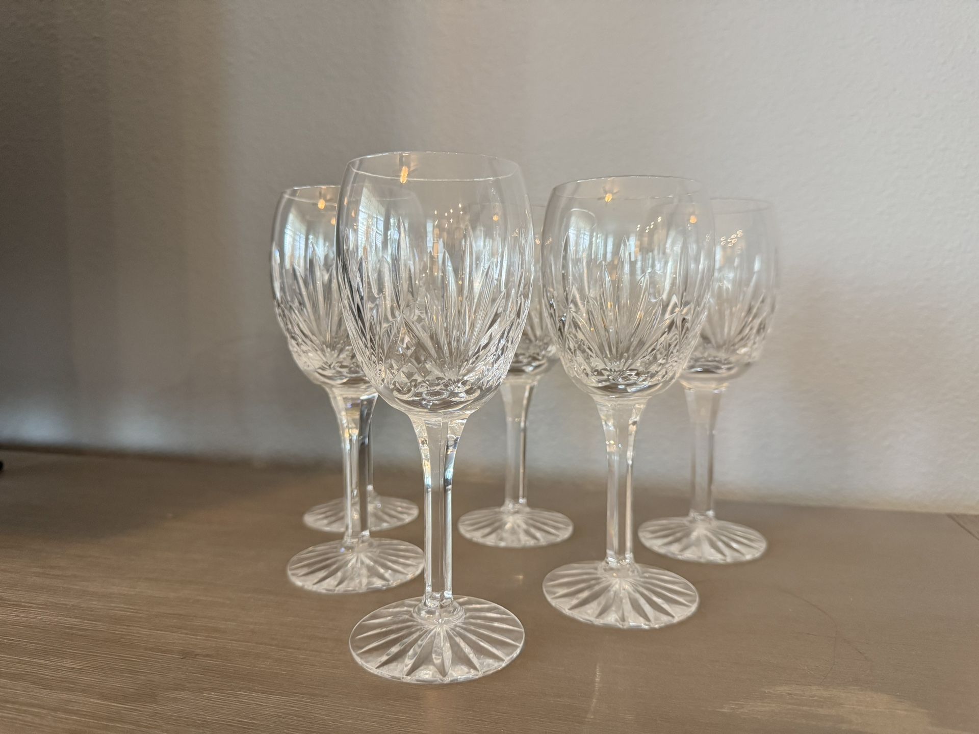 Set Of 6 Crystal Stemware