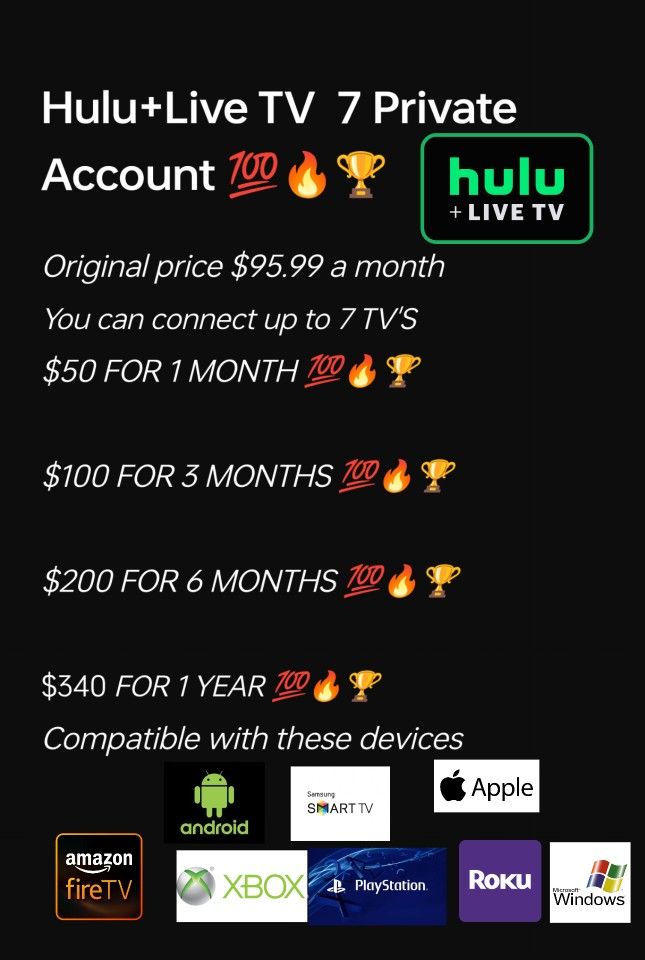 Hulu Live Tv Hulu Subscription With Amazon Prime Tv Streaming Logo
