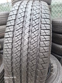 P265/70R17 goodyear semi new all four with 95% tread life