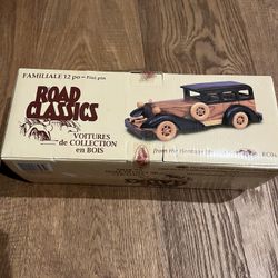 New Woody Wood Car In Box
