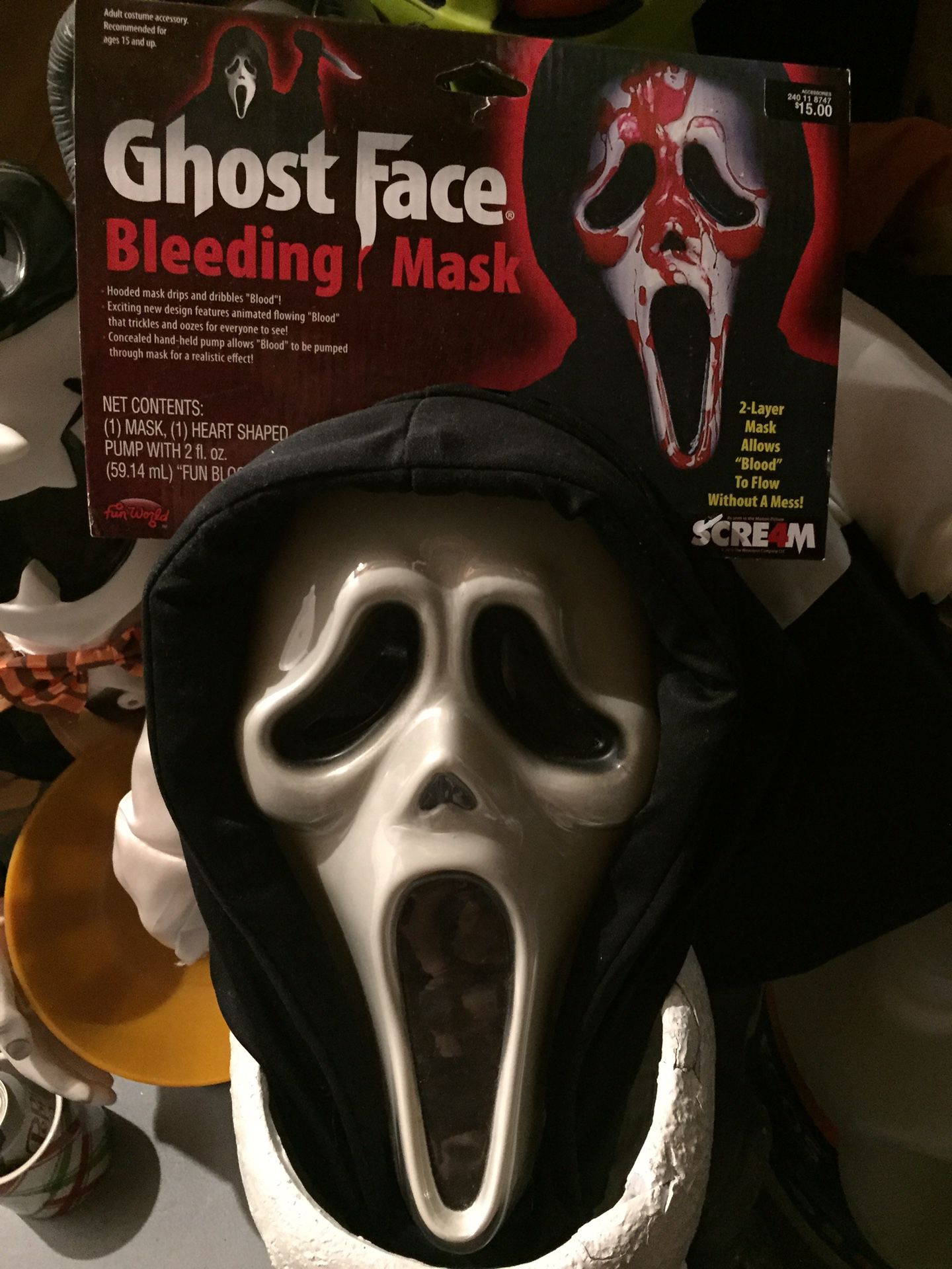 New Halloween ghost face mask