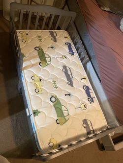 Gray Toddler Bed