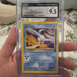 Pokemon 2000 Articuno #22 Black Star Promo CGC 9.5