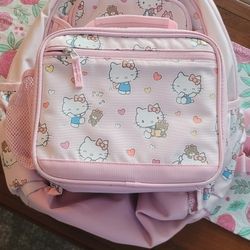 Pottery Barn Hellokitty Backpack And Lunch Pail Set