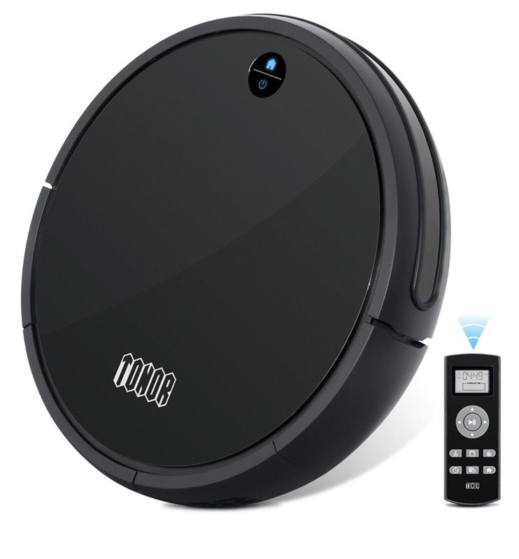 Brand New —In Original Box — TONOR Robotic Vacuum Cleaner Sweeper, Upgraded Auto Charging/Strong Suction/Infrared Sensor/Drop Sensing RoboVac for Hou