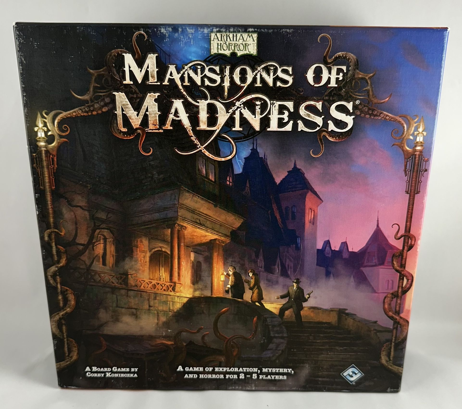RARE! Mansions of Madness Board Game 1st Edition 2011 Arkham Horror COMPLETE—See All Pics for detail