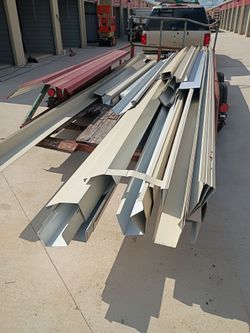 Metal building material