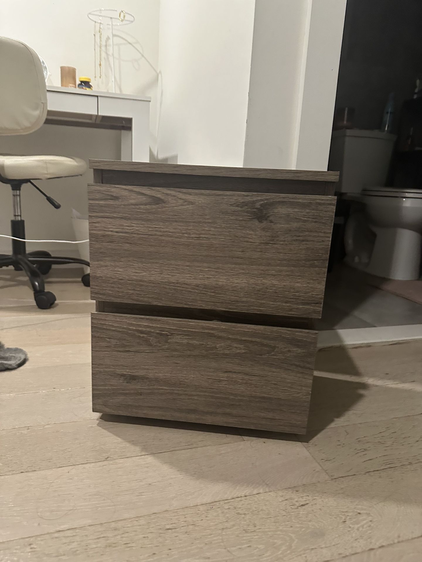2 drawer nightstand