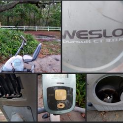 Retro Middle Century Vintage Exercise Bike With Adjustable Seat 