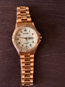 Citizen Gold-Tone Watch with Day-Date