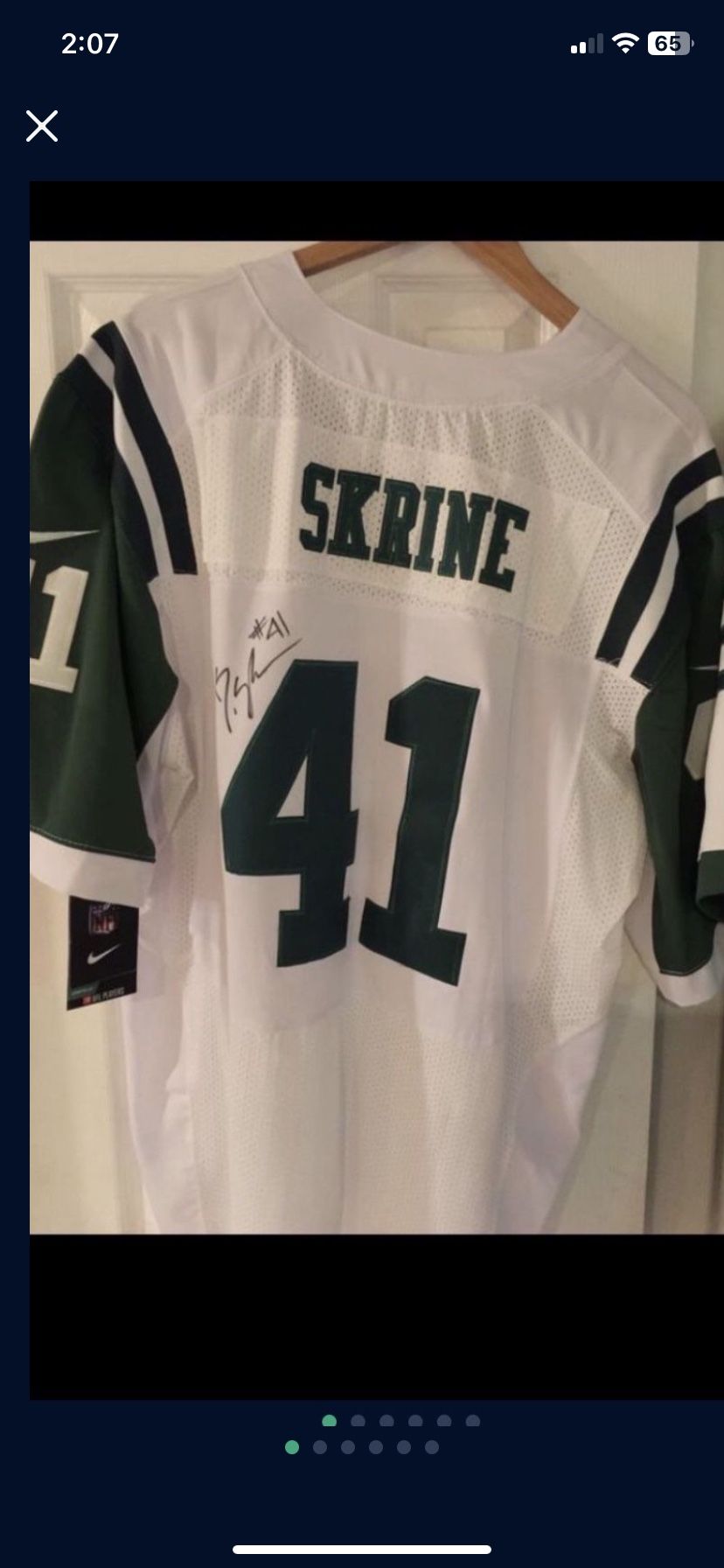 2 Signed New York Jets Jerseys 🏈2015