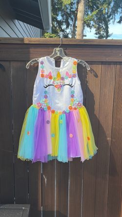 Girls Unicorn Halloween Outfit