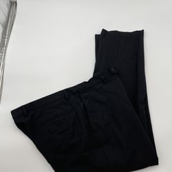 Versace NWOT Black Wool Slacks 36/29
